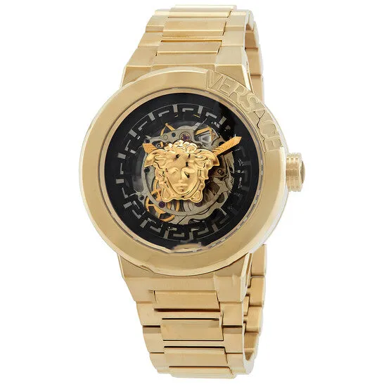 JMS always Watches Original Versace Medusa Infinite Automatic Black Skeleton Dial Ladies Watch VE3G00222 JMS always Watches Original Versace Medusa Infinite Automatic Black Skeleton Dial Ladies Watch VE3G00222