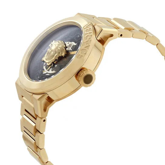 JMS always Watches Original Versace Medusa Infinite Automatic Black Skeleton Dial Ladies Watch VE3G00222 JMS always Watches Original Versace Medusa Infinite Automatic Black Skeleton Dial Ladies Watch VE3G00222