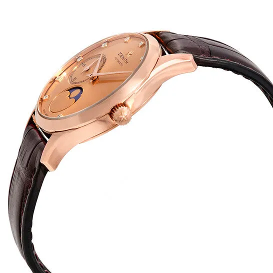 JMS always Watches Original Zenith Captain Ultra Thin Lady Moonphase 18kt Rose Gold Ladies Watch 18231069295C498 JMS always Watches Original Zenith Captain Ultra Thin Lady Moonphase 18kt Rose Gold Ladies Watch 18231069295C498