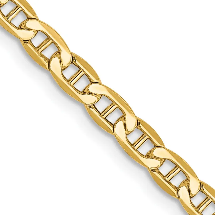 MDS Necklaces 14K Yellow Gold 18 inch 32mm SemiSolid Anchor with Lobster Clasp Chain Necklace MDS Necklaces 14K Yellow Gold 18 inch 32mm SemiSolid Anchor with Lobster Clasp Chain Necklace