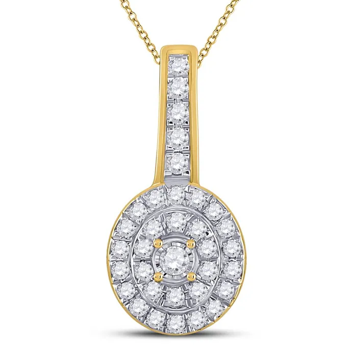 Necklaces gndatlanta 10k Yellow Gold Round Diamond Fashion Pendant 13 Cttw Necklaces gndatlanta 10k Yellow Gold Round Diamond Fashion Pendant 13 Cttw
