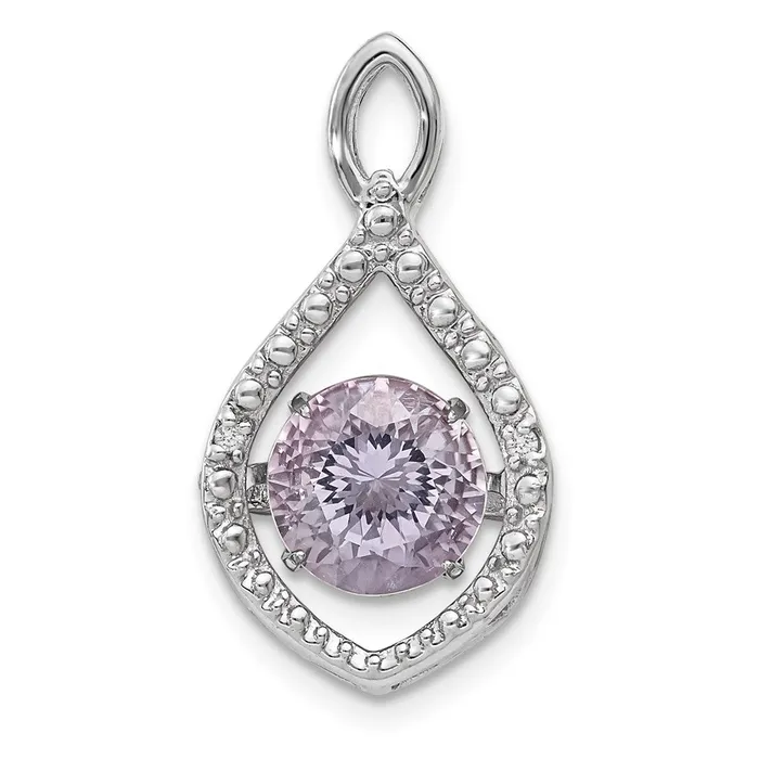 Necklaces Goldia Sterling Silver Diamond u0026 Vibrant Pink Amethyst Pendant Necklaces Goldia Sterling Silver Diamond u0026 Vibrant Pink Amethyst Pendant