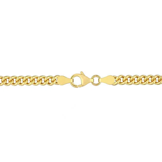Necklaces JMS always Original AMOUR 44mm Curb Link Chain Necklace In Yellow Plated Sterling Silver 20 In Necklaces JMS always Original AMOUR 44mm Curb Link Chain Necklace In Yellow Plated Sterling Silver 20 In