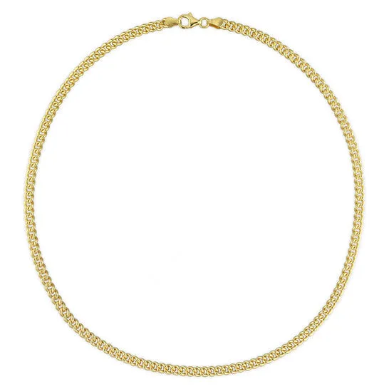 Necklaces JMS always Original AMOUR 44mm Curb Link Chain Necklace In Yellow Plated Sterling Silver 20 In Necklaces JMS always Original AMOUR 44mm Curb Link Chain Necklace In Yellow Plated Sterling Silver 20 In