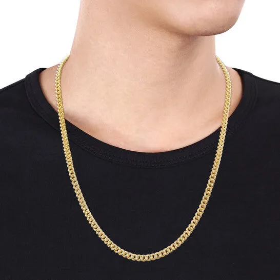 Necklaces JMS always Original AMOUR 44mm Curb Link Chain Necklace In Yellow Plated Sterling Silver 20 In Necklaces JMS always Original AMOUR 44mm Curb Link Chain Necklace In Yellow Plated Sterling Silver 20 In