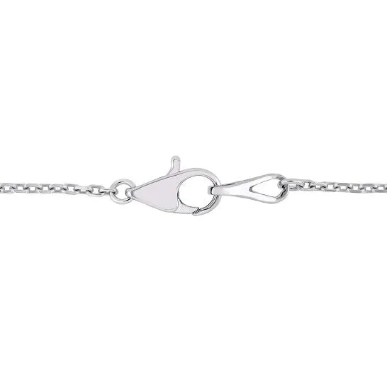 Necklaces JMS always Original AMOUR Heart Shape Ruby and Diamond Accent Halo Necklace In 14K White Gold with Yellow Gold Prongs Necklaces JMS always Original AMOUR Heart Shape Ruby and Diamond Accent Halo Necklace In 14K White Gold with Yellow Gold Prongs