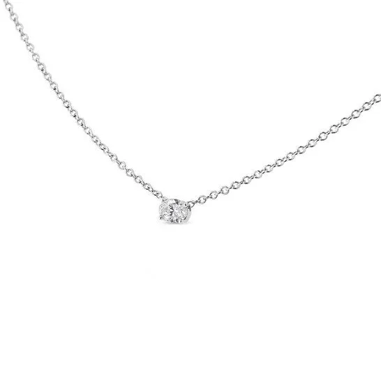 Necklaces JMS always Original Haus of Brilliance 14K White Gold 15 Cttw Lab Grown Oval Solitaire Diamond East West 18 Pendant Necklace FG Color VS2SI1 Clarity Necklaces JMS always Original Haus of Brilliance 14K White Gold 15 Cttw Lab Grown Oval Solitaire Diamond East West 18 Pendant Necklace FG Color VS2SI1 Clarity