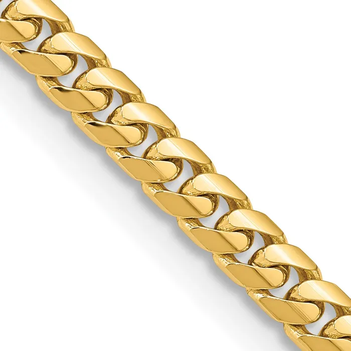 Necklaces MDS 14K 28 inch 55mm Solid Miami Cuban Link with Lobster Clasp Chain Necklace Necklaces MDS 14K 28 inch 55mm Solid Miami Cuban Link with Lobster Clasp Chain Necklace