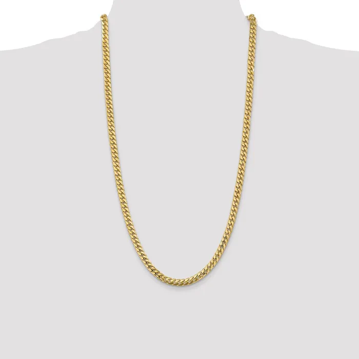 Necklaces MDS 14K 28 inch 55mm Solid Miami Cuban Link with Lobster Clasp Chain Necklace Necklaces MDS 14K 28 inch 55mm Solid Miami Cuban Link with Lobster Clasp Chain Necklace