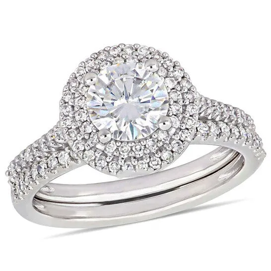 Original Amour 12 CT DIAMOND TW AND 1 CT TGW Created MOISSANITEWHITE BRIDAL SET RING 14K WHITE GOLD JMS005319 JMS always Rings Original Amour 12 CT DIAMOND TW AND 1 CT TGW Created MOISSANITEWHITE BRIDAL SET RING 14K WHITE GOLD JMS005319 JMS always Rings