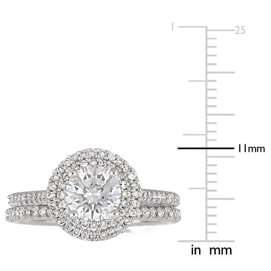 Original Amour 12 CT DIAMOND TW AND 1 CT TGW Created MOISSANITEWHITE BRIDAL SET RING 14K WHITE GOLD JMS005319 JMS always Rings Original Amour 12 CT DIAMOND TW AND 1 CT TGW Created MOISSANITEWHITE BRIDAL SET RING 14K WHITE GOLD JMS005319 JMS always Rings