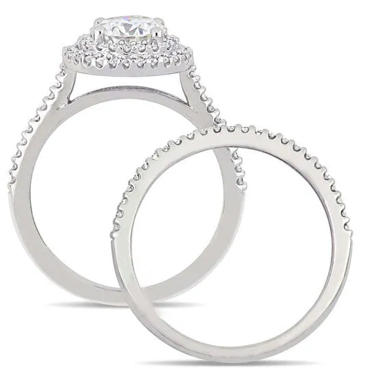 Original Amour 12 CT DIAMOND TW AND 1 CT TGW Created MOISSANITEWHITE BRIDAL SET RING 14K WHITE GOLD JMS005319 JMS always Rings Original Amour 12 CT DIAMOND TW AND 1 CT TGW Created MOISSANITEWHITE BRIDAL SET RING 14K WHITE GOLD JMS005319 JMS always Rings