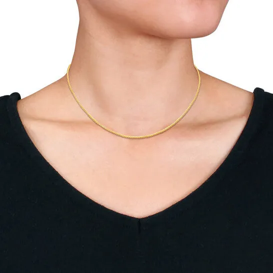Original Amour 16mm Hollow Round Box Link Chain Necklace in 10k Yellow Gold 16 in JMS always Necklaces Original Amour 16mm Hollow Round Box Link Chain Necklace in 10k Yellow Gold 16 in JMS always Necklaces