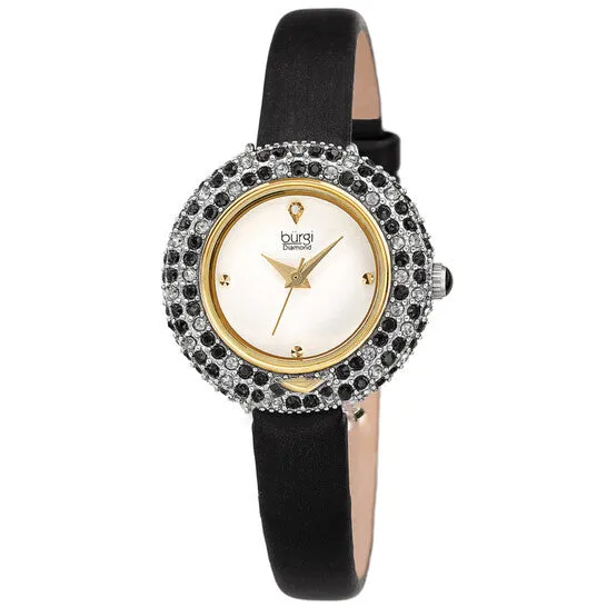 Original Burgi Quartz Diamond White Dial Ladies Watch BUR240BK JMS always Watches Original Burgi Quartz Diamond White Dial Ladies Watch BUR240BK JMS always Watches