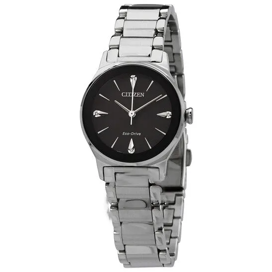 Original Citizen Axiom Diamond Black Dial Ladies Watch EM073057E JMS always Watches Original Citizen Axiom Diamond Black Dial Ladies Watch EM073057E JMS always Watches