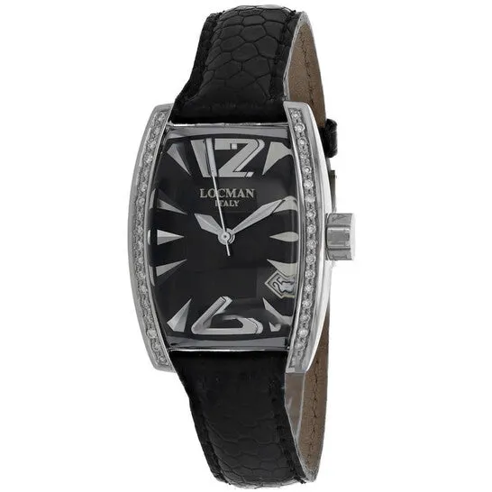 Original Locman Panorama Quartz Black Dial Ladies Watch 151BKD JMS always Watches Original Locman Panorama Quartz Black Dial Ladies Watch 151BKD JMS always Watches