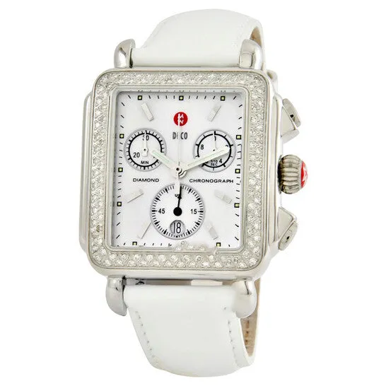 Original Michele Deco Ladies Diamond Chronograph Watch MWW06A000005 JMS always Watches Original Michele Deco Ladies Diamond Chronograph Watch MWW06A000005 JMS always Watches
