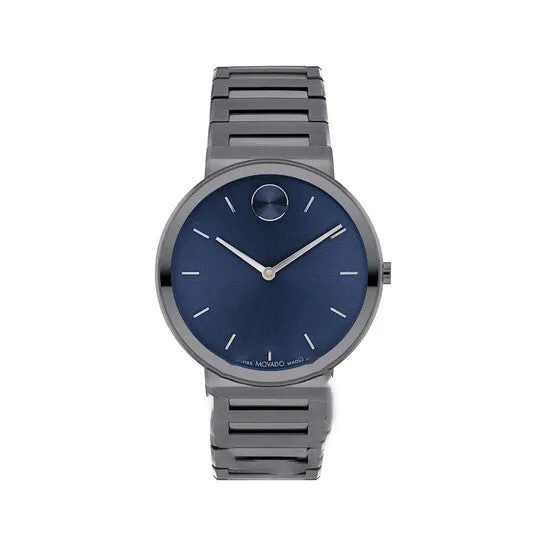 Original Movado Bold Horizon Quartz Blue Dial Unisex Watch 3601076 JMS always Watches Original Movado Bold Horizon Quartz Blue Dial Unisex Watch 3601076 JMS always Watches