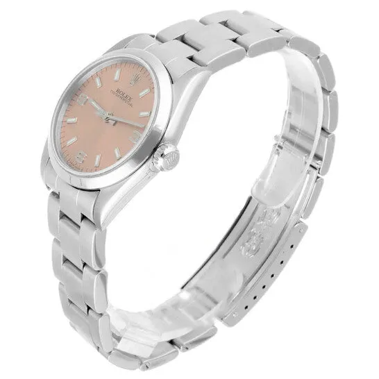Original Preowned Rolex Oyster Perpetual Automatic Pink Dial Ladies Watch 77080 JMS always Watches Original Preowned Rolex Oyster Perpetual Automatic Pink Dial Ladies Watch 77080 JMS always Watches