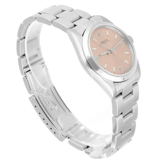 Original Preowned Rolex Oyster Perpetual Automatic Pink Dial Ladies Watch 77080 JMS always Watches Original Preowned Rolex Oyster Perpetual Automatic Pink Dial Ladies Watch 77080 JMS always Watches