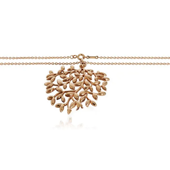 Original PreOwned Tiffany Co Paloma Picasso Large Olive Leaf Pendant in 18K Rose Gold JMS always PreStyled Sets Original PreOwned Tiffany Co Paloma Picasso Large Olive Leaf Pendant in 18K Rose Gold JMS always PreStyled Sets