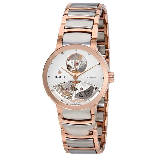 Original Rado Centrix Open Heart Automatic Silver Skeleton Dial Ladies Watch R30248012 JMS always Rings Original Rado Centrix Open Heart Automatic Silver Skeleton Dial Ladies Watch R30248012 JMS always Rings