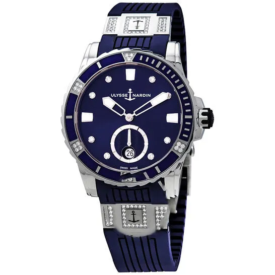 Original Ulysse Nardin Diver Blue Diamond Dial Automatic Ladies Watch 32031903C1013 JMS always Watches Original Ulysse Nardin Diver Blue Diamond Dial Automatic Ladies Watch 32031903C1013 JMS always Watches