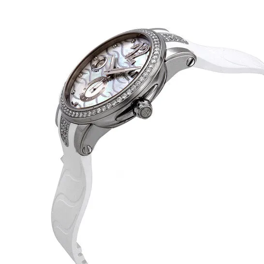 Original Ulysse Nardin Executive Dual Time Automatic Mother of Pearl Diamond Dial Ladies Rubber Watch 24310B3C691 JMS always Watches Original Ulysse Nardin Executive Dual Time Automatic Mother of Pearl Diamond Dial Ladies Rubber Watch 24310B3C691 JMS always Watches