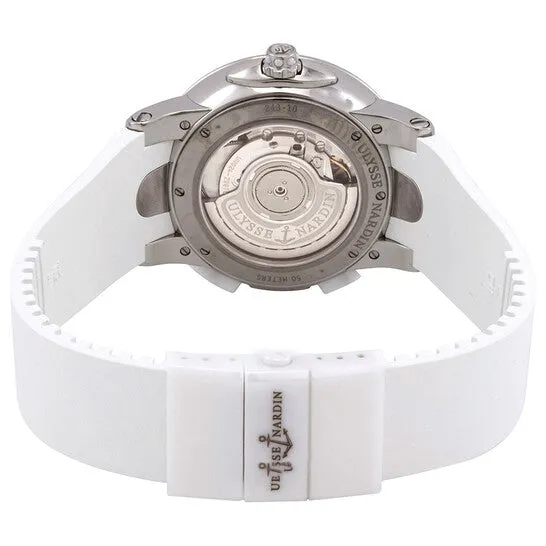 Original Ulysse Nardin Executive Dual Time Automatic Mother of Pearl Diamond Dial Ladies Rubber Watch 24310B3C691 JMS always Watches Original Ulysse Nardin Executive Dual Time Automatic Mother of Pearl Diamond Dial Ladies Rubber Watch 24310B3C691 JMS always Watches