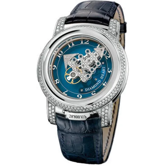 Original Ulysse Nardin Freak 28800 Vh Diamond Heart Blue Set With Diamonds Dial Leather Strap Automatic Mens Watch 02980 JMS always Watches Original Ulysse Nardin Freak 28800 Vh Diamond Heart Blue Set With Diamonds Dial Leather Strap Automatic Mens Watch 02980 JMS always Watches