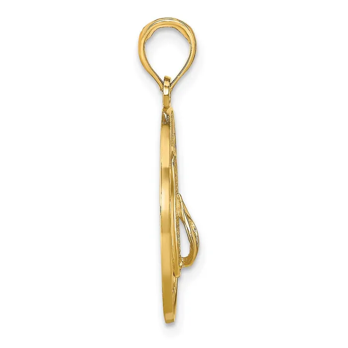 PreStyled Sets 14k Yellow Gold KEY WEST Flip Flop Pendant Goldia