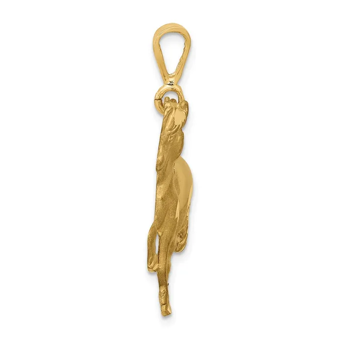 PreStyled Sets Goldia 14k Yellow Gold Horse Pendant