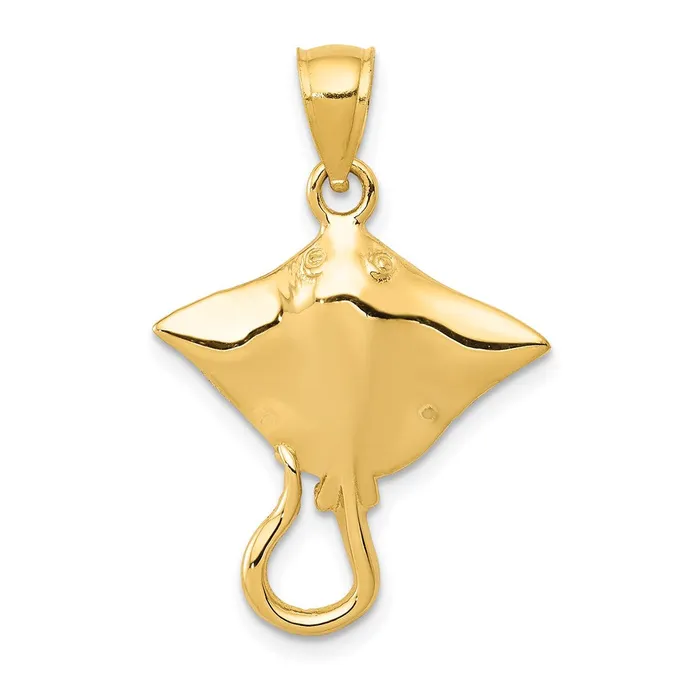 PreStyled Sets Goldia 14k Yellow Gold Stingray Pendant