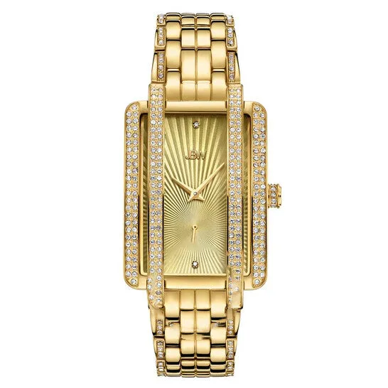 PreStyled Sets Original JBW Mink Gold Dial 18kt Goldplated Ladies Watch J6358B JMS always PreStyled Sets Original JBW Mink Gold Dial 18kt Goldplated Ladies Watch J6358B JMS always