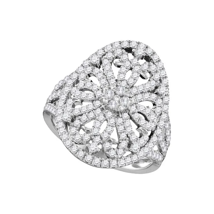 Rings gndatlanta 14k White Gold Round Diamond Cluster Bridal Engagement Ring 1 Cttw Rings gndatlanta 14k White Gold Round Diamond Cluster Bridal Engagement Ring 1 Cttw