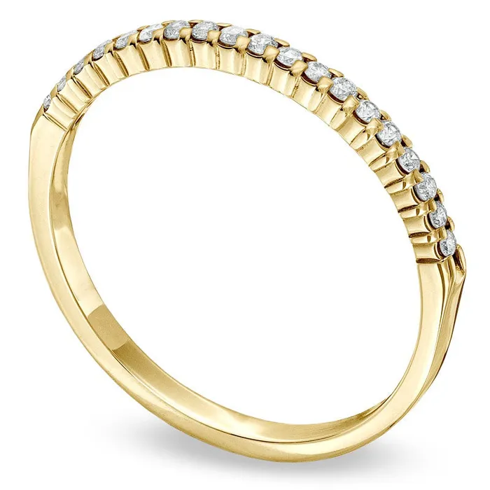 Rings Goldia 017 CT TW Natural Diamond Band in Solid 10K Yellow Gold Rings Goldia 017 CT TW Natural Diamond Band in Solid 10K Yellow Gold
