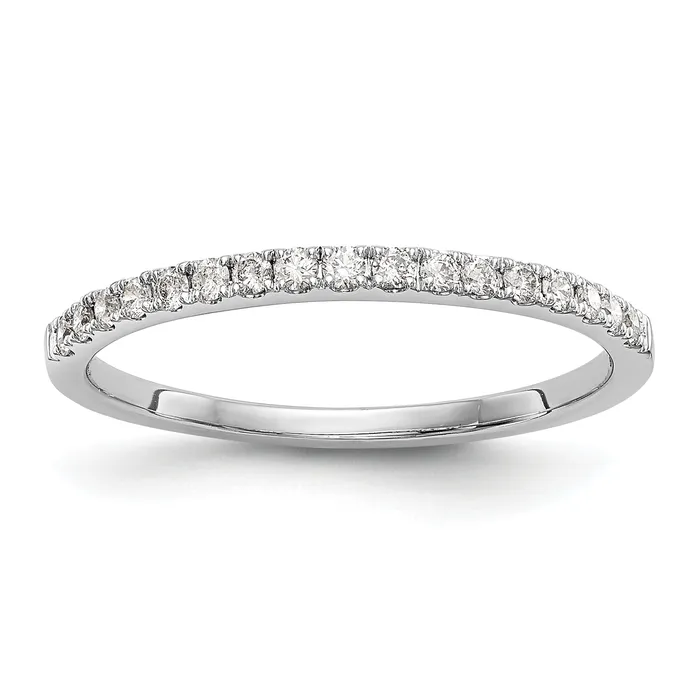 Rings Goldia 017ct CZ Solid Real 14K White Gold Round Wedding Wedding Band Ring Rings Goldia 017ct CZ Solid Real 14K White Gold Round Wedding Wedding Band Ring