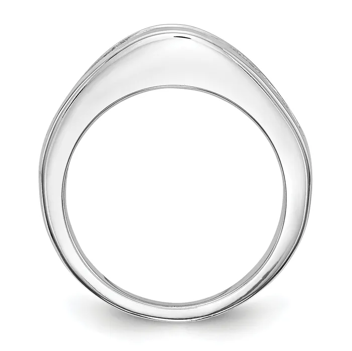 Rings Goldia 100ct CZ Solid Real 14k White Gold Wedding Wedding Band Ring