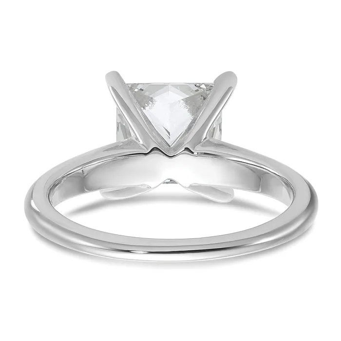 Rings Goldia 14k White Gold 3 Ct Certified Lab Grown Diamond VSSI G Princess Solitare Engagement Ring