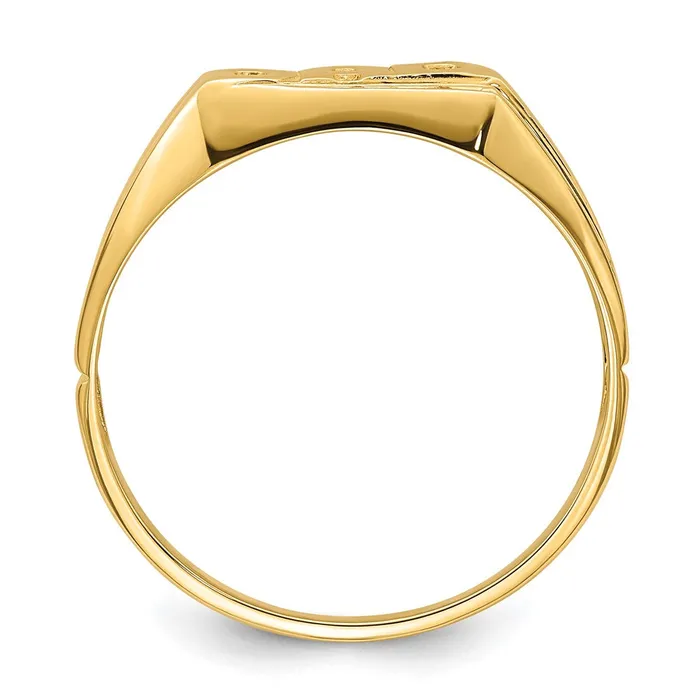 Rings Goldia 14k Yellow Gold AAA Diamond mens ring