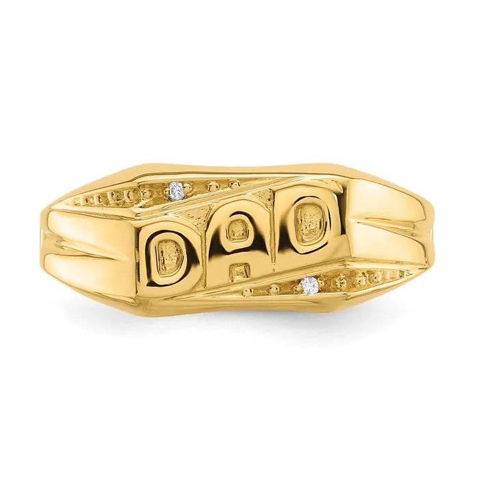 Rings Goldia 14k Yellow Gold AAA Diamond mens ring
