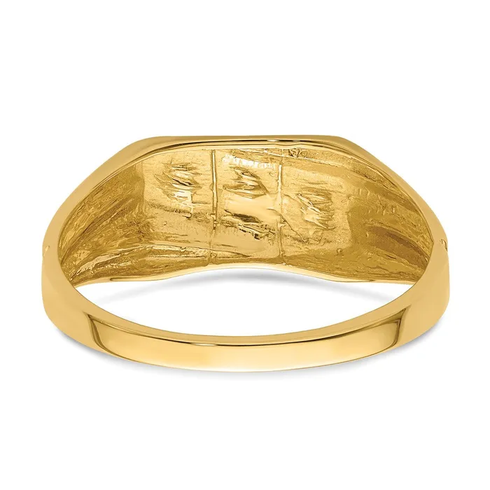 Rings Goldia 14k Yellow Gold AAA Diamond mens ring