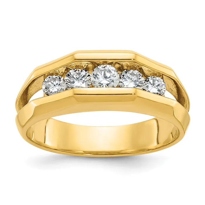 Rings Goldia 14k Yellow Gold Mens 34 carat Diamond Complete Ring