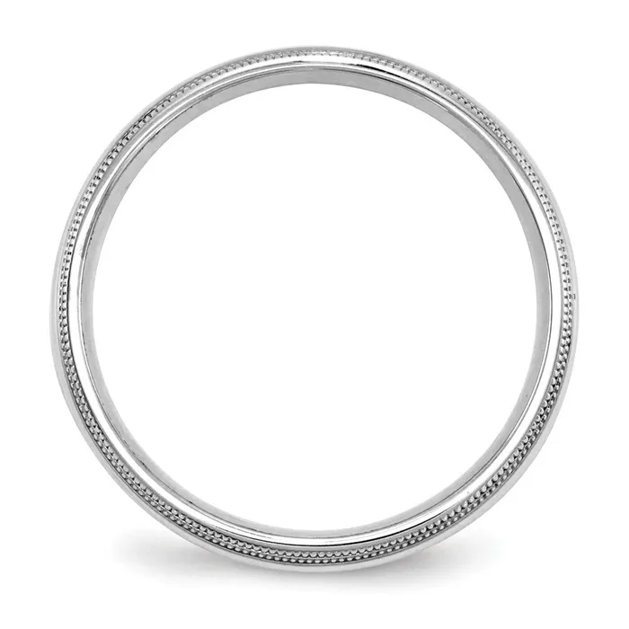 Rings Goldia Solid 10K White Gold 5mm Double Milgrain Comfort Fit MensWomens Wedding Band Ring Size 95 Rings Goldia Solid 10K White Gold 5mm Double Milgrain Comfort Fit MensWomens Wedding Band Ring Size 95