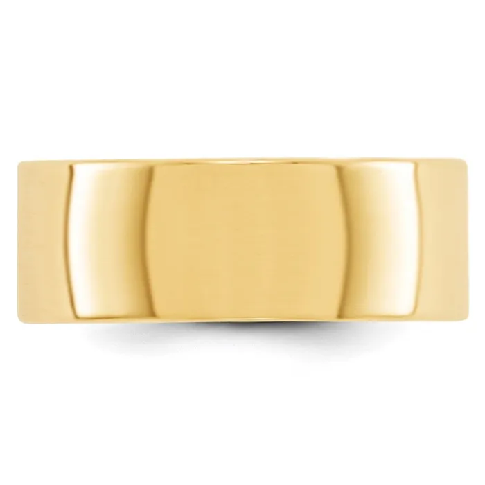 Rings Goldia Solid 10K Yellow Gold 8mm Light Weight Flat MensWomens Wedding Band Ring Size 115 Rings Goldia Solid 10K Yellow Gold 8mm Light Weight Flat MensWomens Wedding Band Ring Size 115