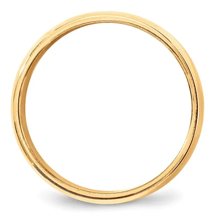 Rings Goldia Solid 10K Yellow Gold 8mm Milgrain Half Round MensWomens Wedding Band Ring Size 85 Rings Goldia Solid 10K Yellow Gold 8mm Milgrain Half Round MensWomens Wedding Band Ring Size 85