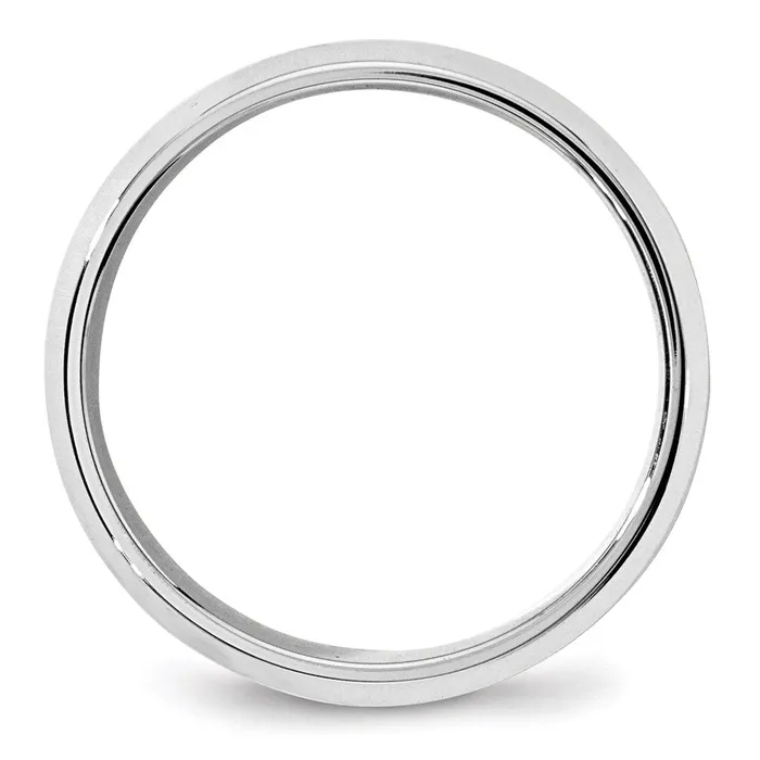 Rings Goldia Solid 14K White Gold 7mm Bevel Edge Comfort Fit MensWomens Wedding Band Ring Size 45 Rings Goldia Solid 14K White Gold 7mm Bevel Edge Comfort Fit MensWomens Wedding Band Ring Size 45