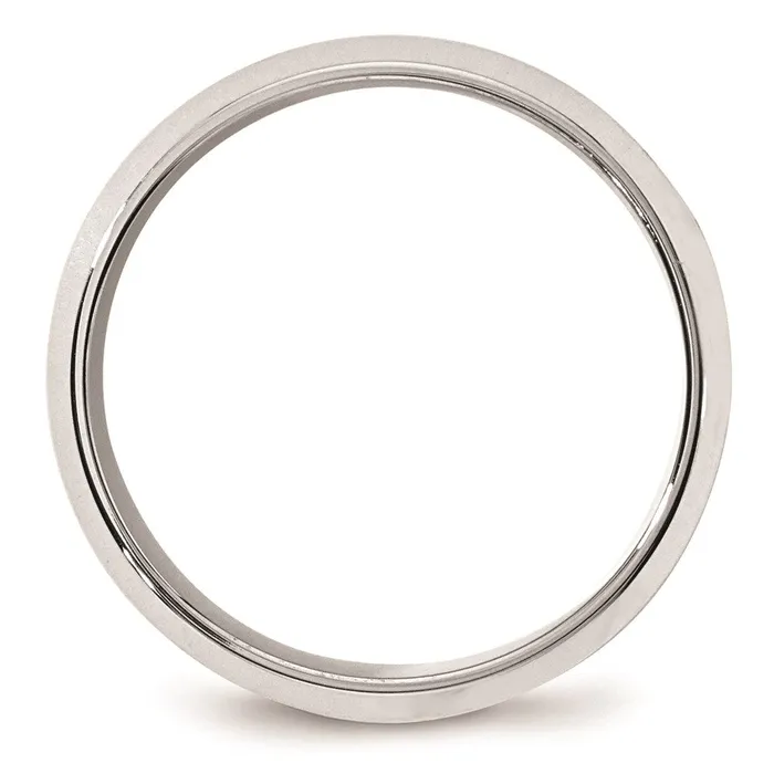 Rings Goldia Solid 14K White Gold 8mm Bevel Edge Comfort Fit MensWomens Wedding Band Ring Size 7 Rings Goldia Solid 14K White Gold 8mm Bevel Edge Comfort Fit MensWomens Wedding Band Ring Size 7