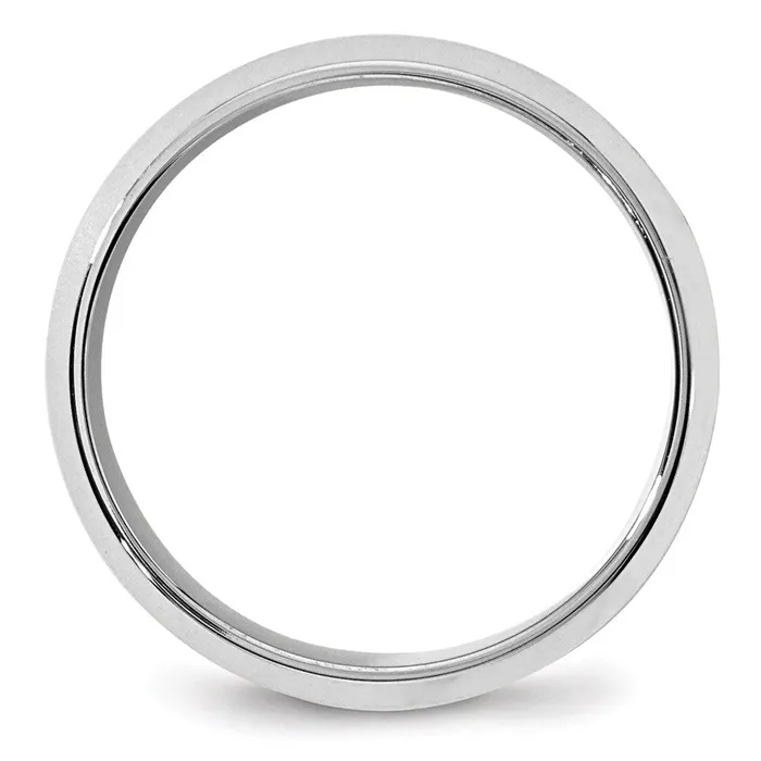 Rings Goldia Solid 14K White Gold 8mm Bevel Edge Comfort Fit MensWomens Wedding Band Ring Size 7 Rings Goldia Solid 14K White Gold 8mm Bevel Edge Comfort Fit MensWomens Wedding Band Ring Size 7