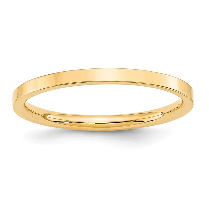 Rings Goldia Solid 14K Yellow Gold 2mm Standard Flat Comfort Fit MensWomens Wedding Band Ring Size 9 Rings Goldia Solid 14K Yellow Gold 2mm Standard Flat Comfort Fit MensWomens Wedding Band Ring Size 9